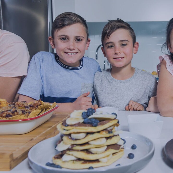 gooey chocolate pancake