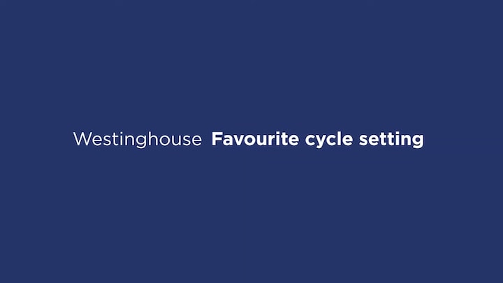 Westinghouse Dishwasher Favourite Cycle