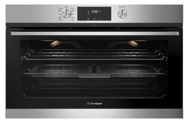90cm multi-function 10 pyrolytic oven with AirFry, stainless steel